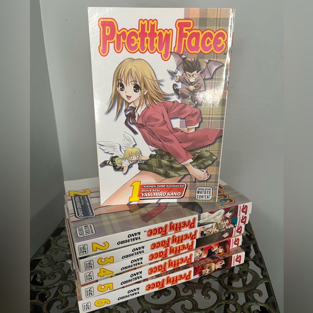 SHONEN JUMP Pretty Face by Yasuhiro Kano Volumes 1-6 Raunchy Action Manga